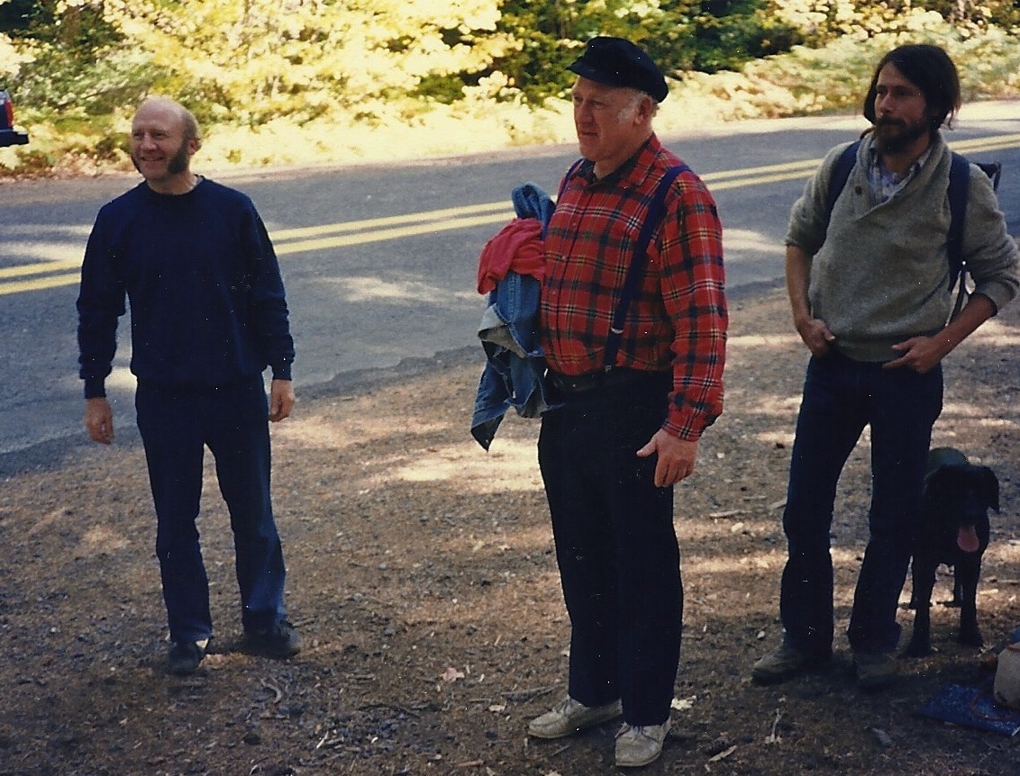 Ken Kesey, his brother Chuck (left) and Ken Zimmerman (Right)(Photo courtesy of Jane Sather).
