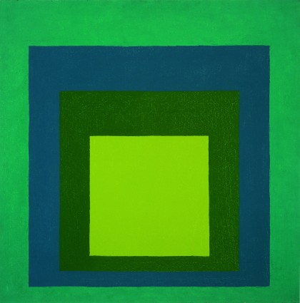 "Homage to the Square: Wet and Dry" by Josef Albers. (The Kreeger Museum)