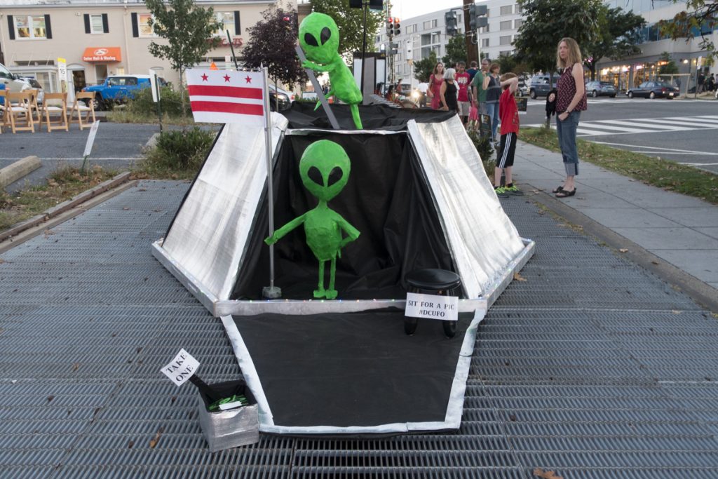 DCUFO at Art All Night, Tenleytown Theodore Carter